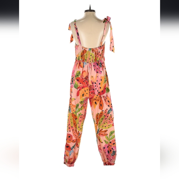 Farm Rio Jumpsuit Bananas Size Small P - Picture 2 of 6